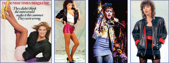 Mini Skirts - Fashion in the 1980s