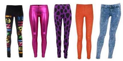 Leggings - Fashion in the 1980s